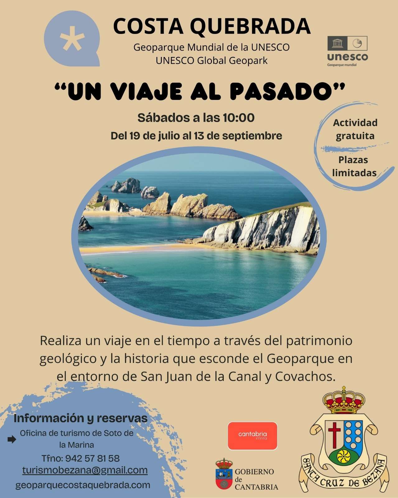 un viaje al pasado visitas guiadas gratuitas costa quebrada
