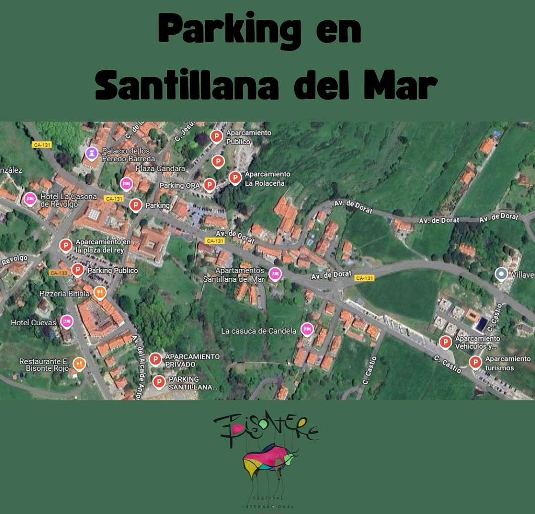 aparcamientos publicos santillana del mar