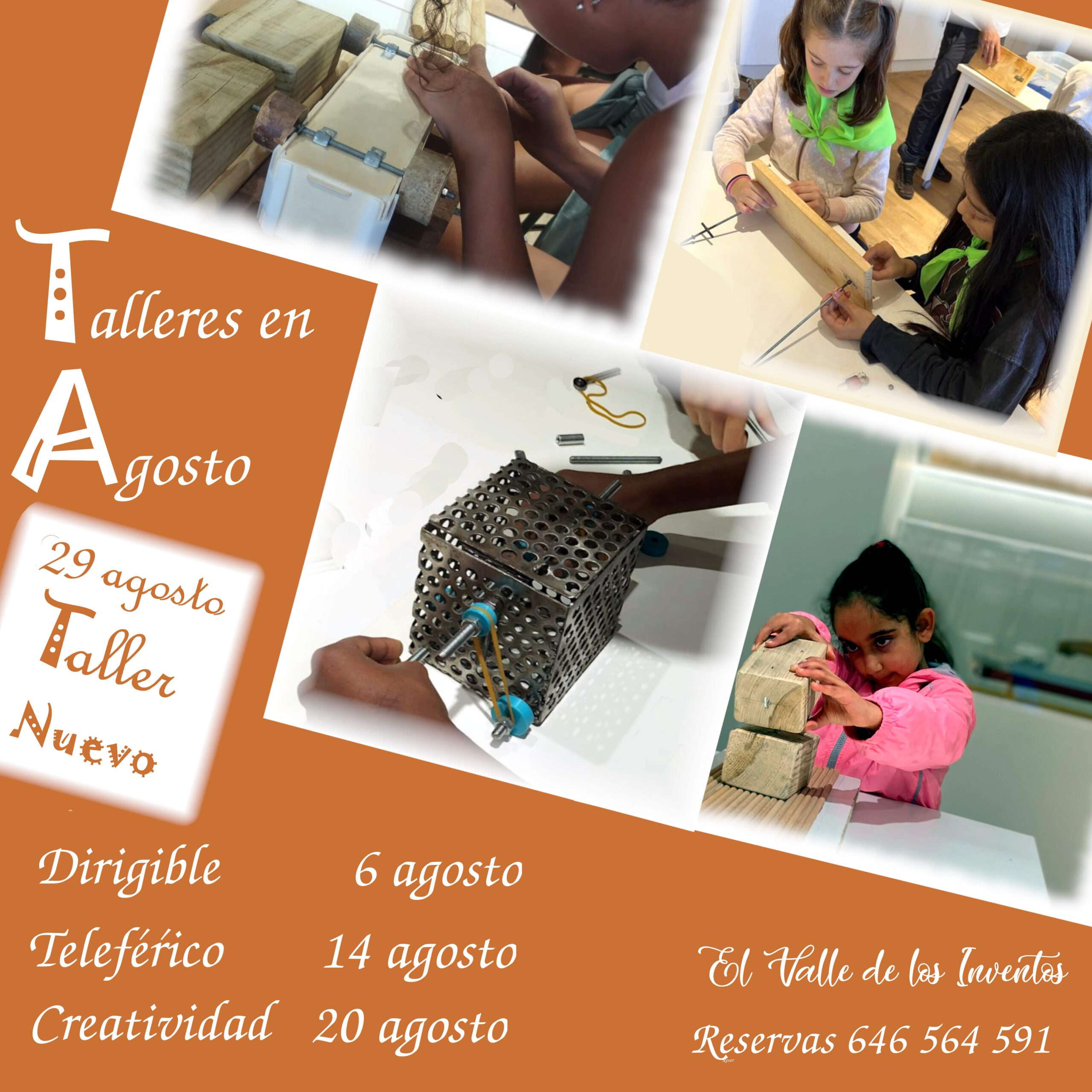 talleres agosto valle de los inventos