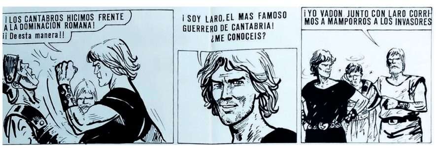 viñeta de laro el cantabro por andy torre