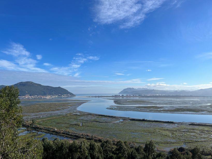 vistas desde la ruta de castillo de montehano