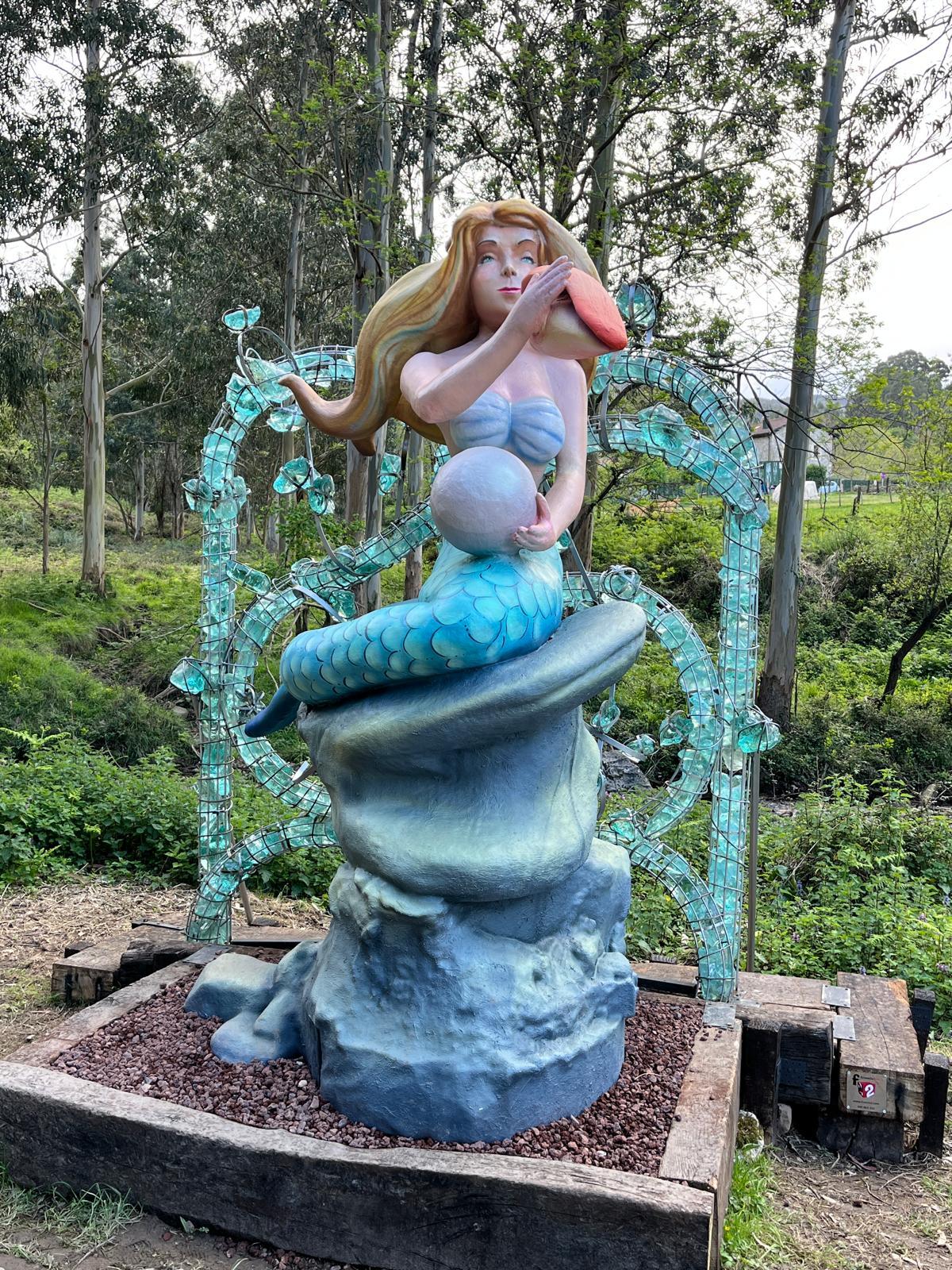 la sirenuca Parque Mitológico de Castro Urdiales