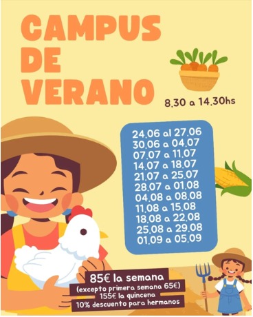 programa campus de verano La Granjita Cántabra