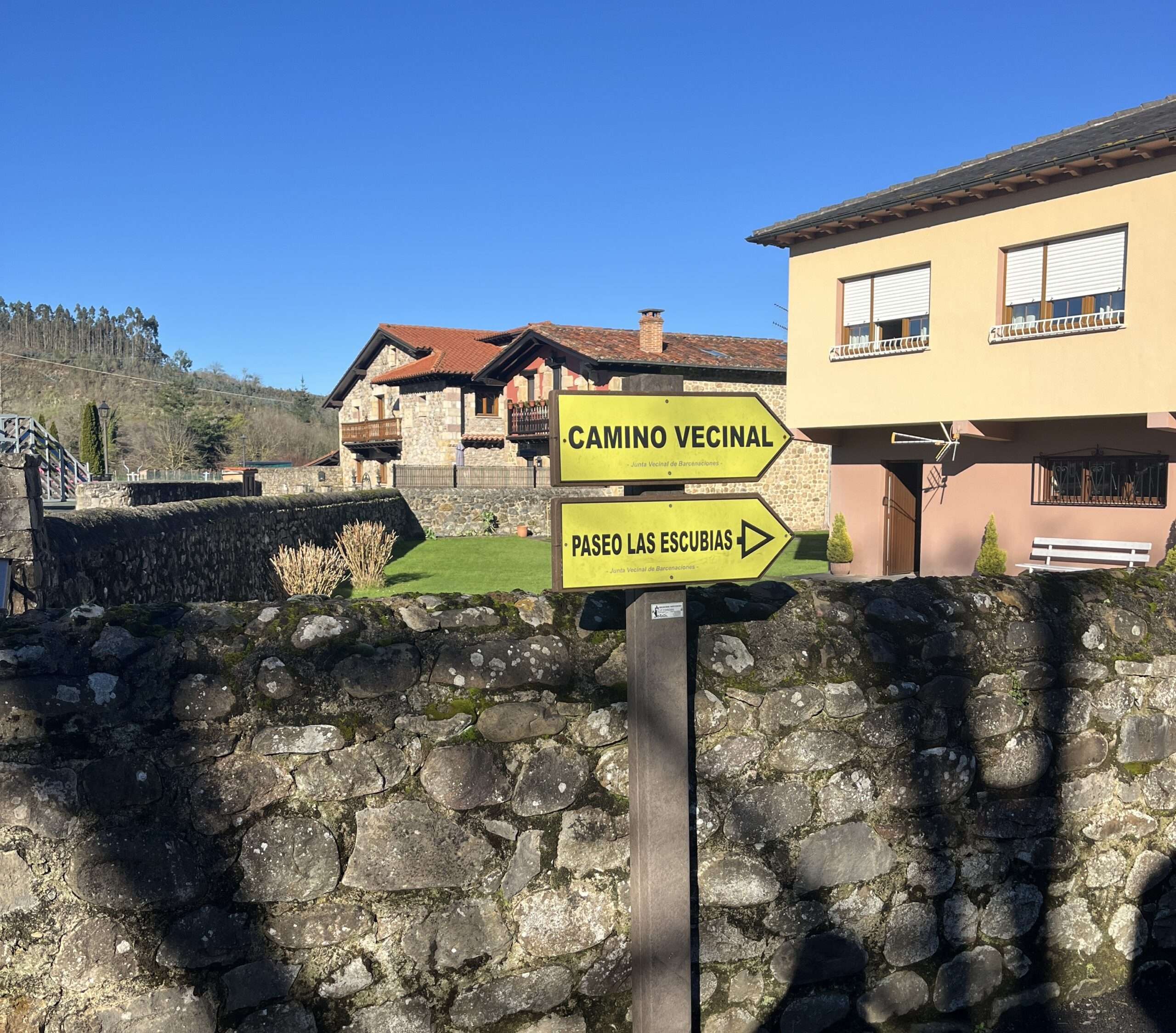 inicio paseo las escubias ruta barcenaciones con niños