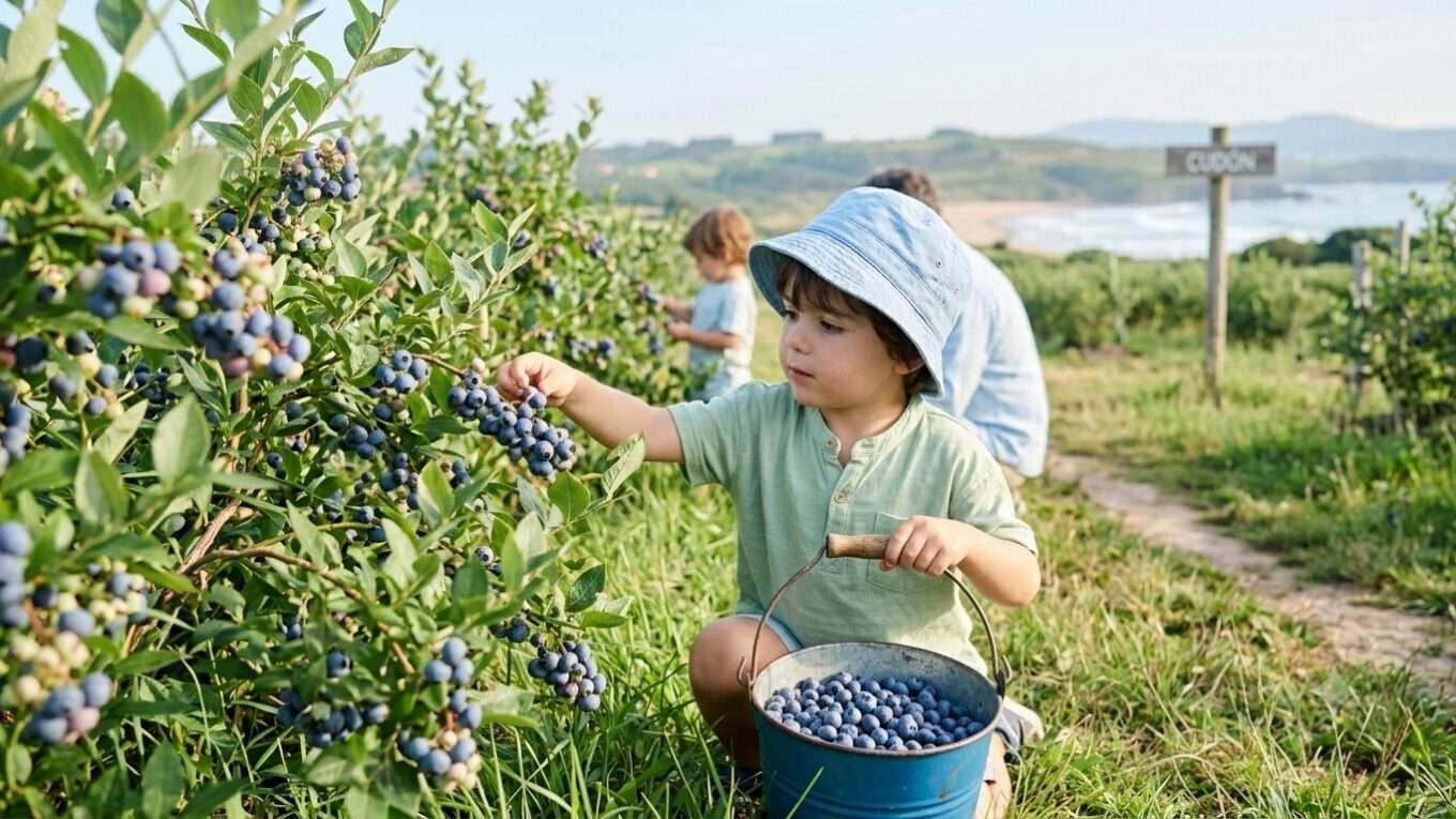 arandanos walden berries cudon cantabria con niños